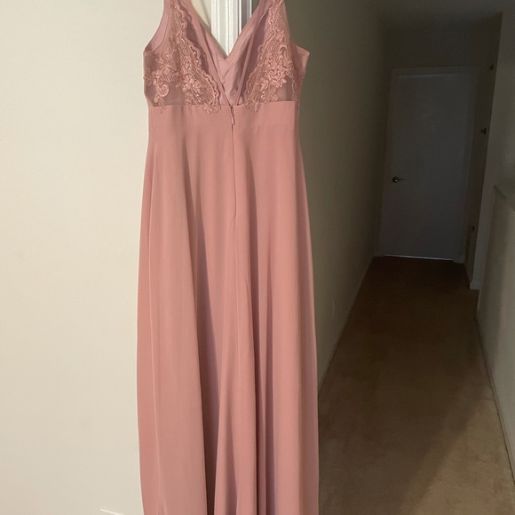 Azazie Dusty Rose Size 10 - Picture 3 of 8